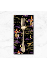 PD's Mary Engelbreit Collection Spooky Cute Halloween, Be a Good One in Black, Dinner Napkin