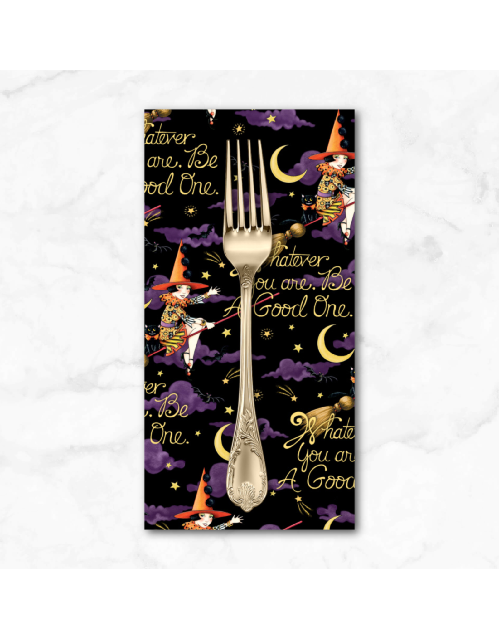 PD's Mary Engelbreit Collection Spooky Cute Halloween, Be a Good One in Black, Dinner Napkin