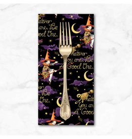 PD's Mary Engelbreit Collection Spooky Cute Halloween, Be a Good One in Black, Dinner Napkin