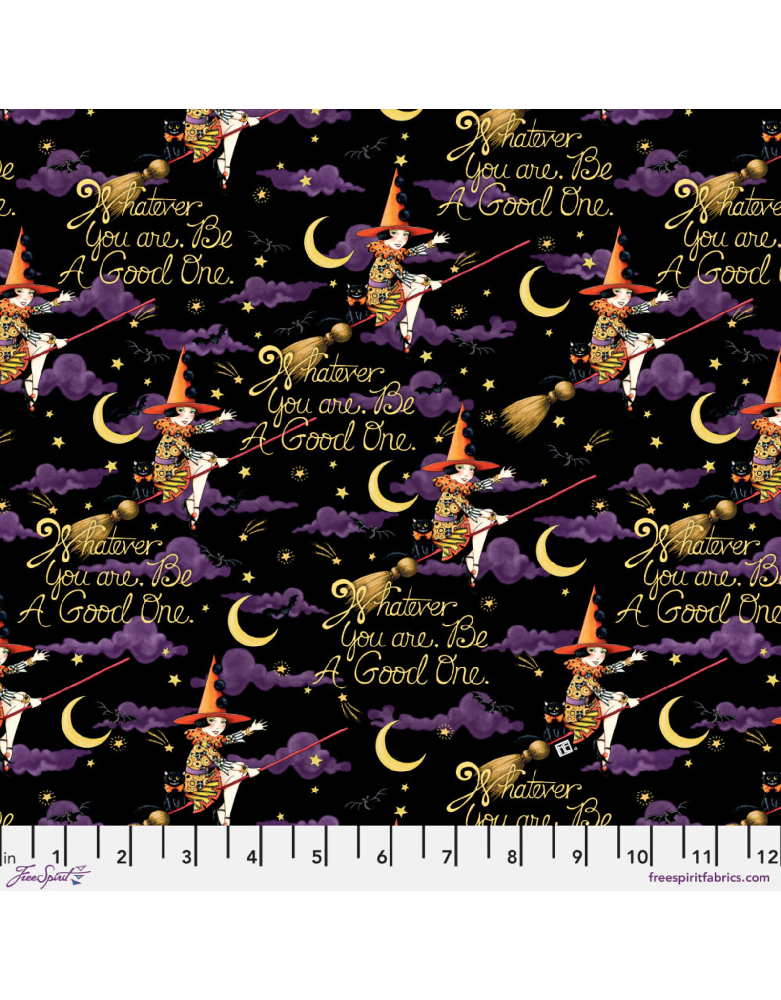 PD's Mary Engelbreit Collection Spooky Cute Halloween, Be a Good One in Black, Dinner Napkin