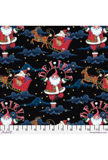 Christmas Collection So Much Joy, Believe Santa in Black, Dinner Napkin