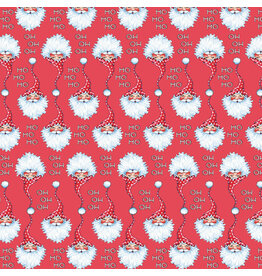 Mary Engelbreit So Much Joy, Ho Ho Ho in Red, Fabric Half-Yards