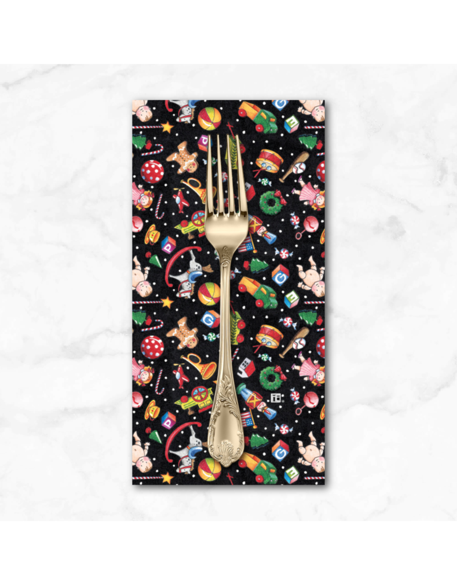 Christmas Collection So Much Joy, Santas Toys in Multi, Dinner Napkin