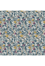 William Morris & Co. Morris & Co, Red House, Arbutus in Slate, Fabric Half-Yards
