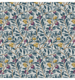 William Morris & Co. Morris & Co, Red House, Arbutus in Slate, Fabric Half-Yards