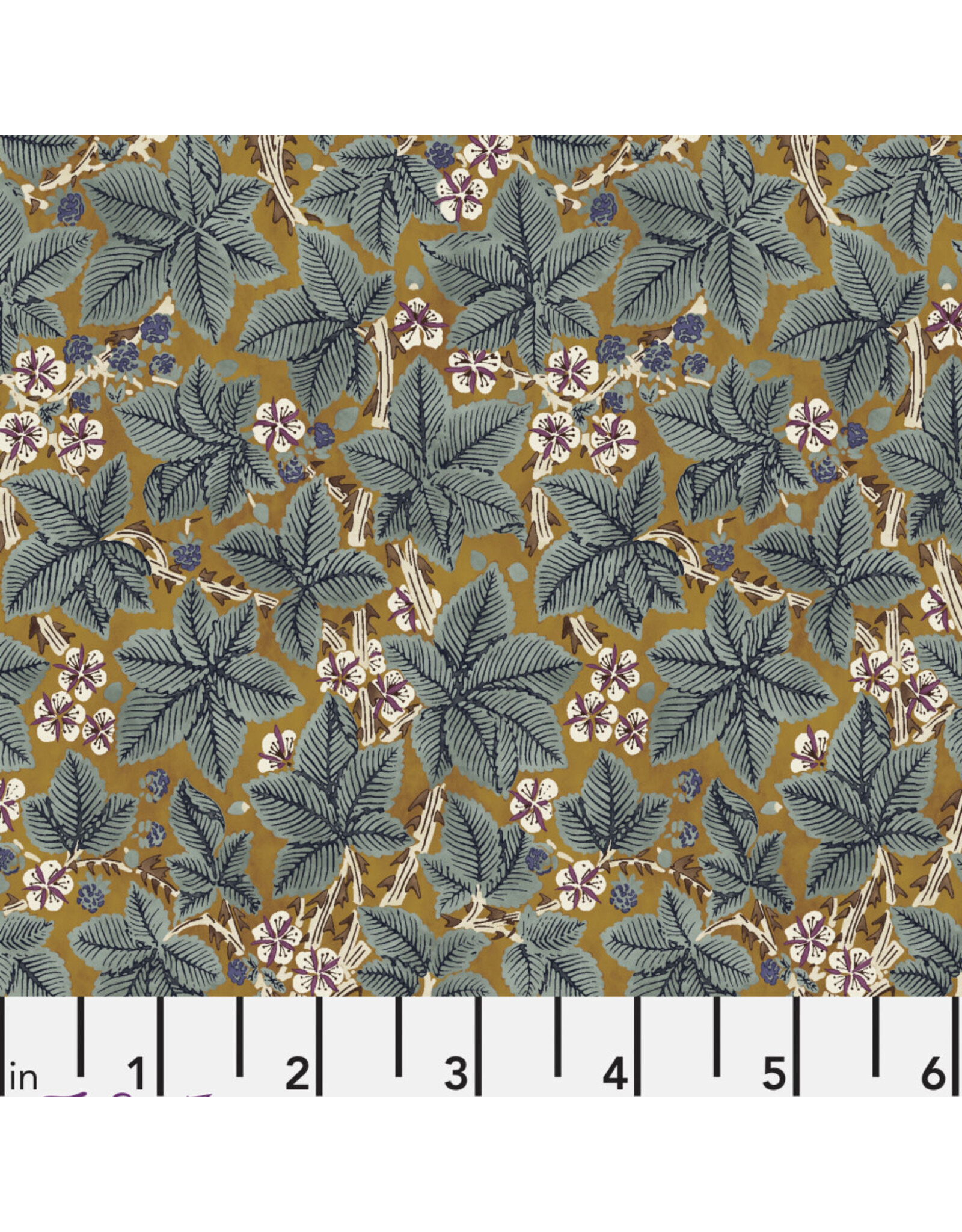 PD's William Morris Collection Morris & Co, Red House, Bramble in Sunflower, Dinner Napkin