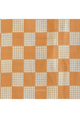 Fableism Checkmate, Checkers in Butterscotch, Fabric Half-Yards