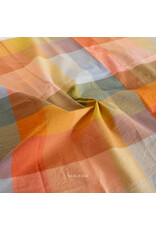 Fableism Lumiére, Happy Checkers in Retro, Fabric Half-Yards