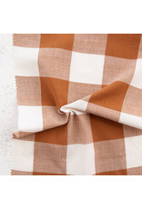 Fableism Camp Gingham, Large Camp Gingham 2.25" in Graham, Fabric Half-Yards