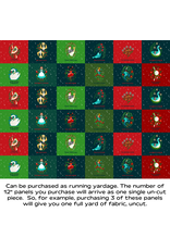 Cori Dantini 12 Days of Christmas, Christmas Days,  12" Panel