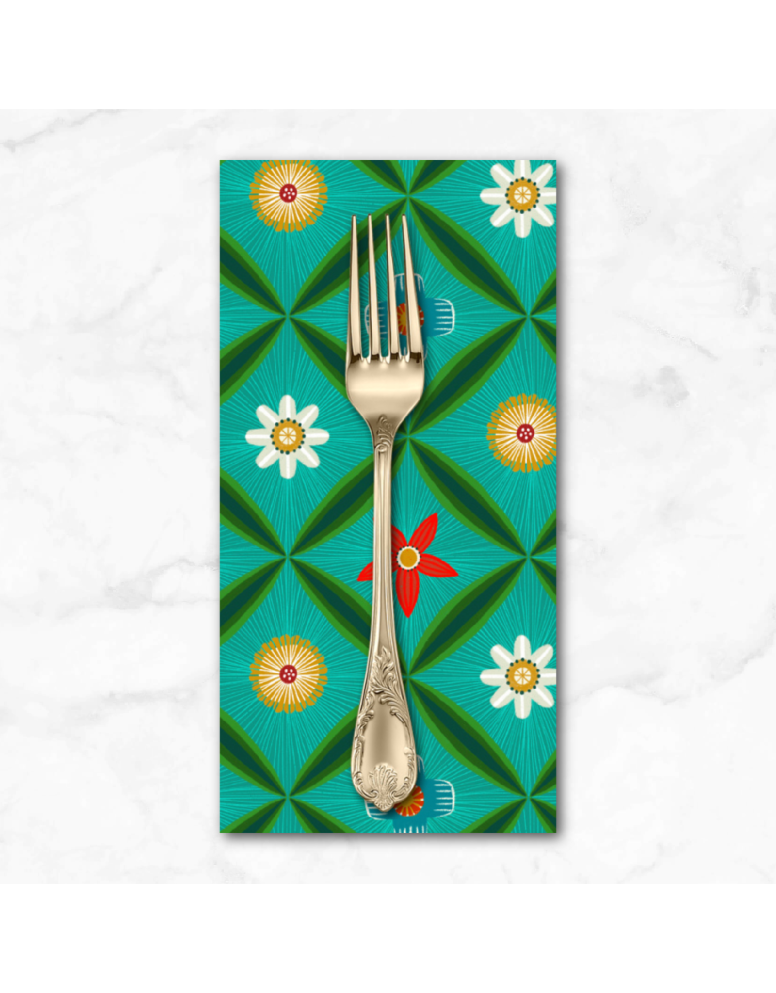 Christmas Collection 12 Days of Christmas, Meadow Daydreams in Jade, Dinner Napkin