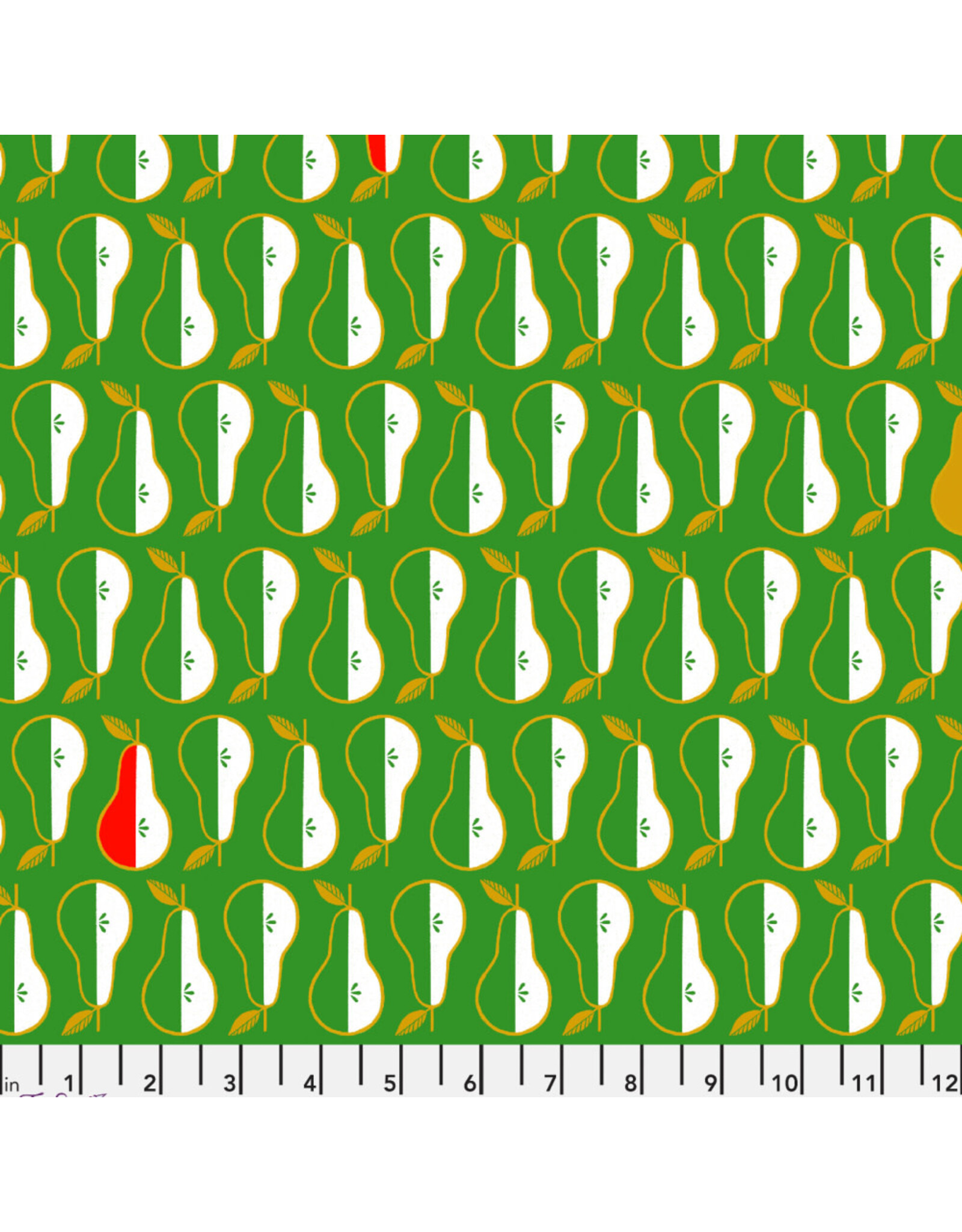 Cori Dantini 12 Days of Christmas, Pears in Pear, Fabric Half-Yards