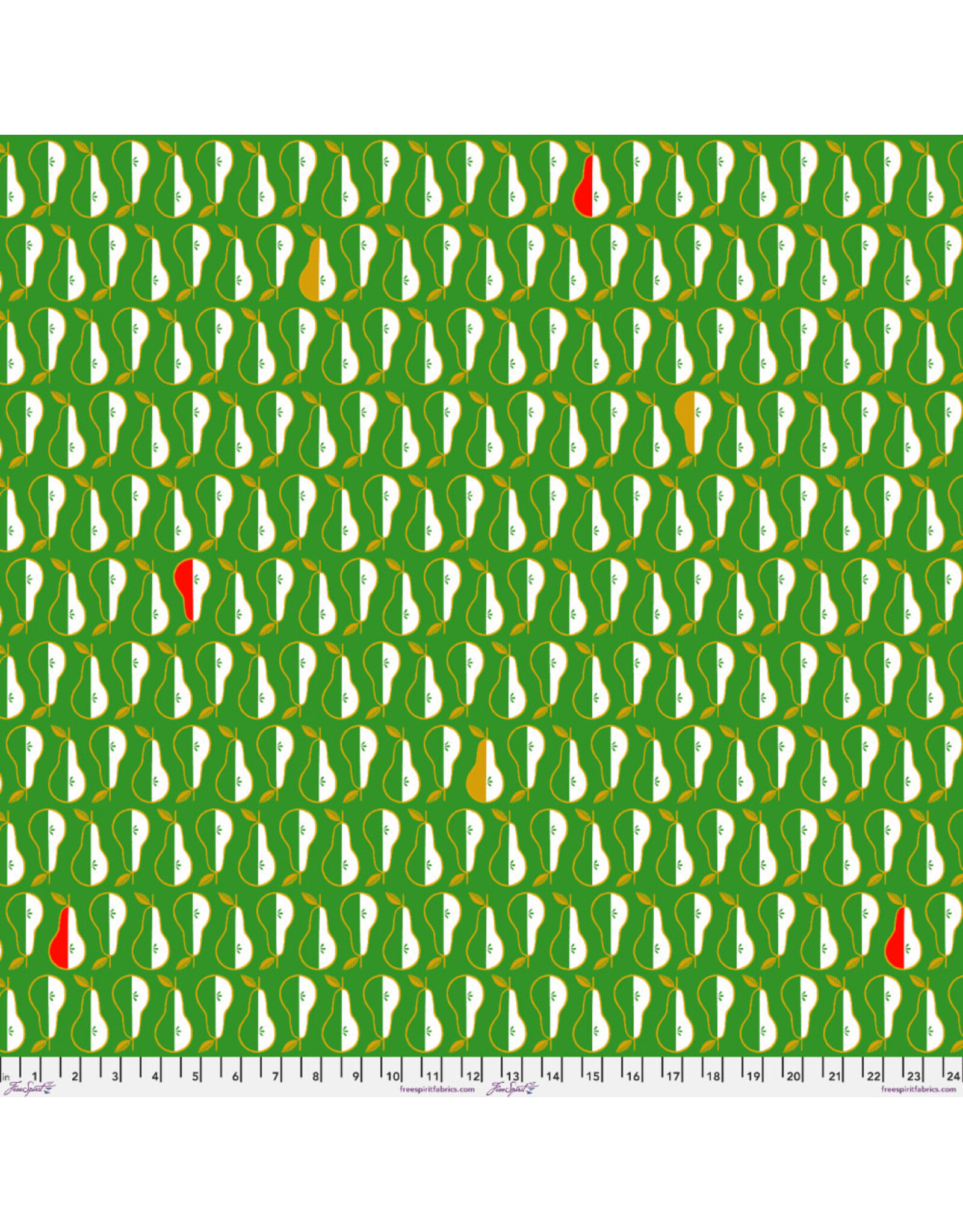 Cori Dantini 12 Days of Christmas, Pears in Pear, Fabric Half-Yards