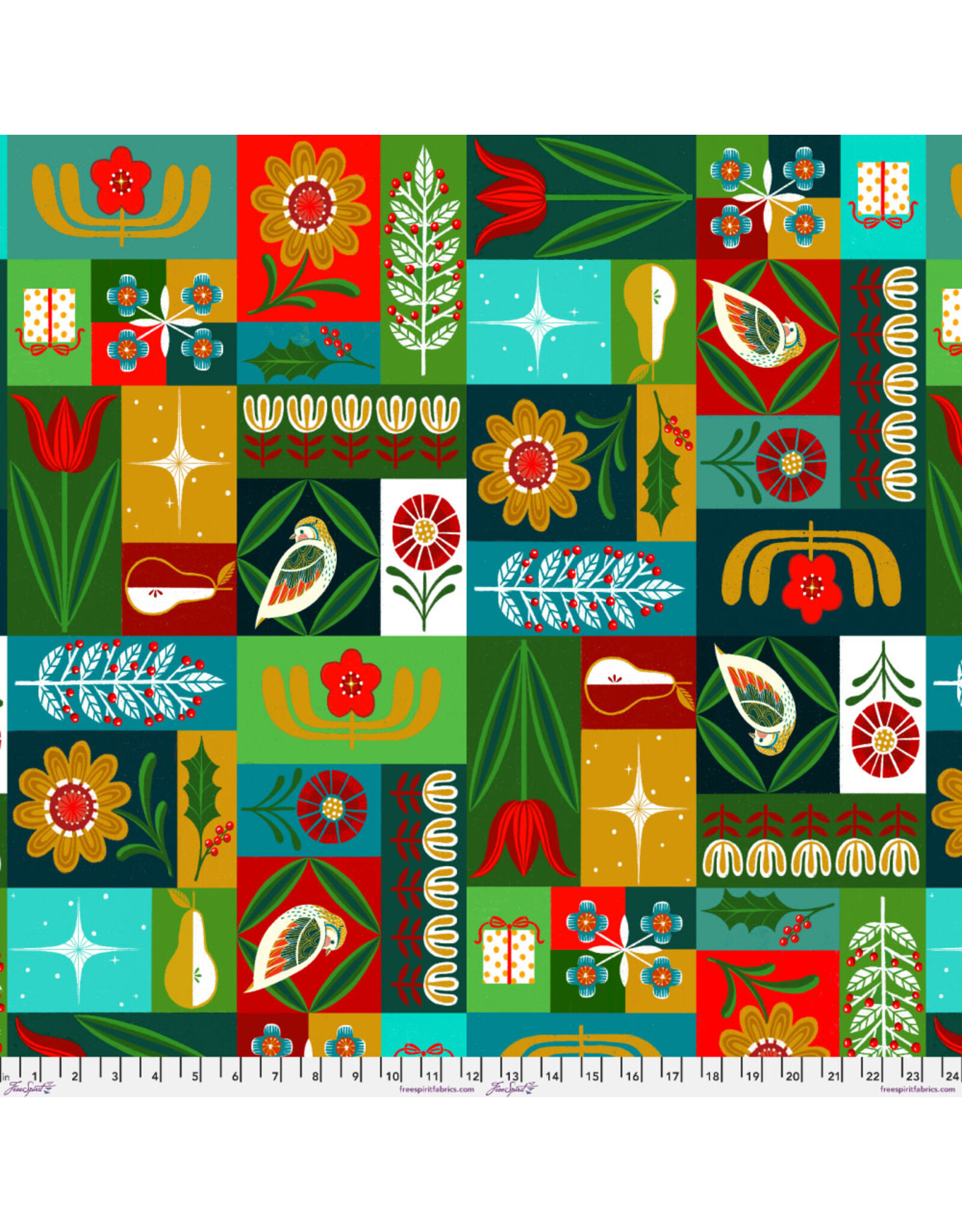 Christmas Collection 12 Days of Christmas, True Love Gave to Me in Multi, Dinner Napkin