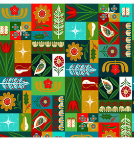 Cori Dantini 12 Days of Christmas, True Love Gave to Me in Multi, Fabric Half-Yards