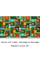 Cori Dantini 12 Days of Christmas, True Love Gave to Me in Multi, Fabric Half-Yards