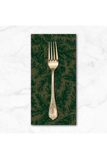 Christmas Collection Holly Day, Evergreen in Green, Dinner Napkin