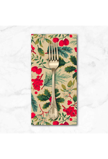 Christmas Collection Holly Day, Holiday Mix in Cream, Dinner Napkin
