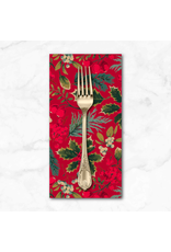 Christmas Collection Holly Day, Holiday Mix in Red, Dinner Napkin