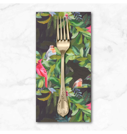Christmas Collection Love and Cheer, Garland in Coal, Dinner Napkin