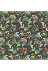 Moda ON SALE - 5 YARD CUT - Love and Cheer, Greenery in Evergreen