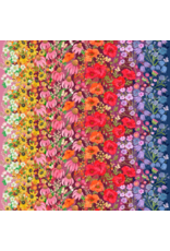 Moda Superbloom,  Wildflowers Ombre in Jewel, Fabric Half-Yards