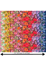 PD's Moda Collection Superbloom, Wildflowers Ombre in Jewel, Dinner Napkin