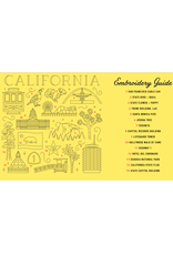 Cedar O'Reilly CALIFORNIA Embroidery Sampler (sampler cloth and backing cloth only)