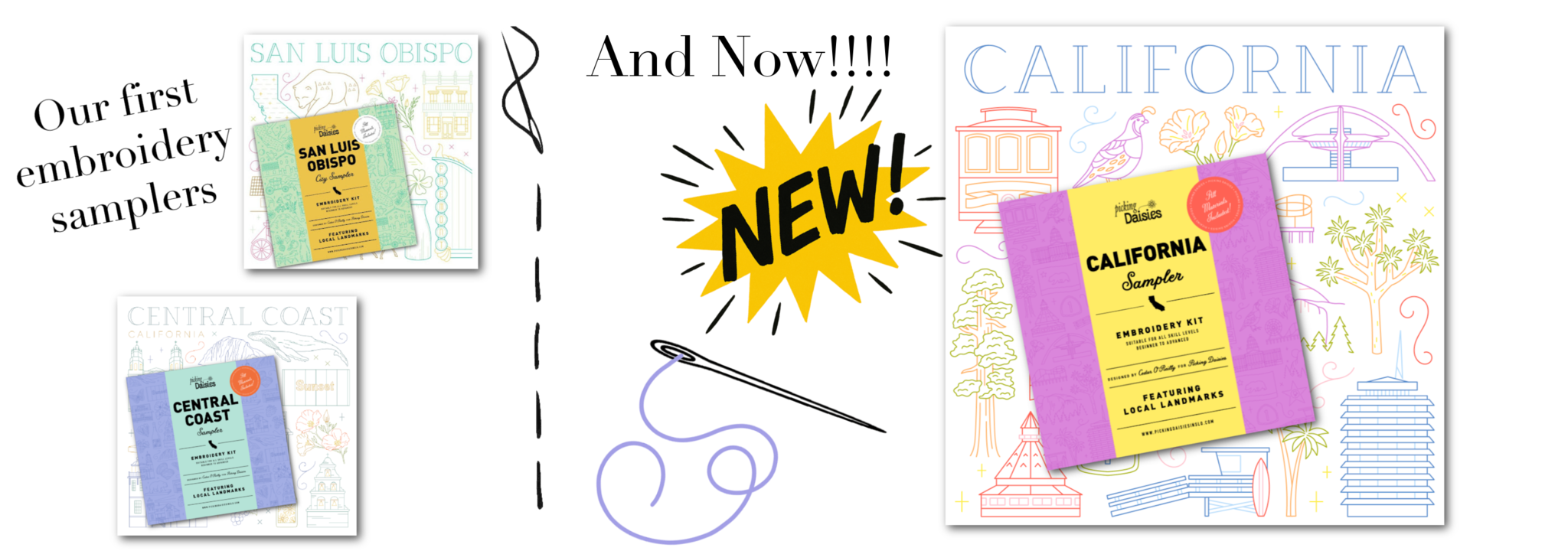 California Embroidery Sampler