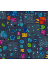 Marcia Derse Marble Run, Marble Run in Deep Space, Fabric Half-Yards