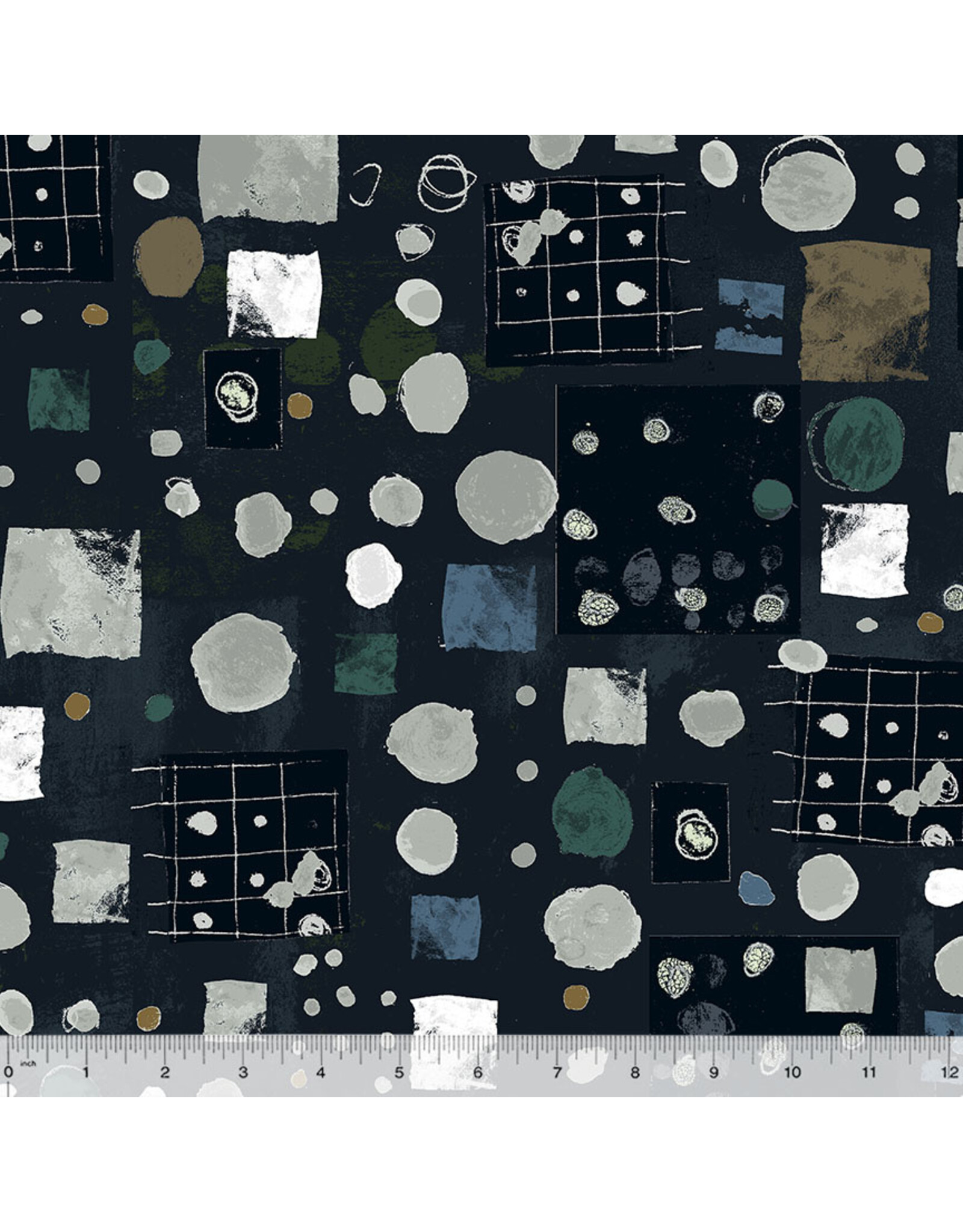 PD's Marcia Derse Collection Marble Run, Marble Run in Midnight, Dinner Napkin