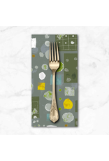 PD's Marcia Derse Collection Marble Run, Marble Run in Steely Gray, Dinner Napkin