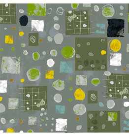 Marcia Derse Marble Run, Marble Run in Steely Gray, Fabric Half-Yards