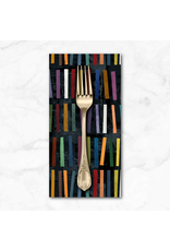 PD's Marcia Derse Collection Marble Run, Stick Stacks in Ink Black, Dinner Napkin