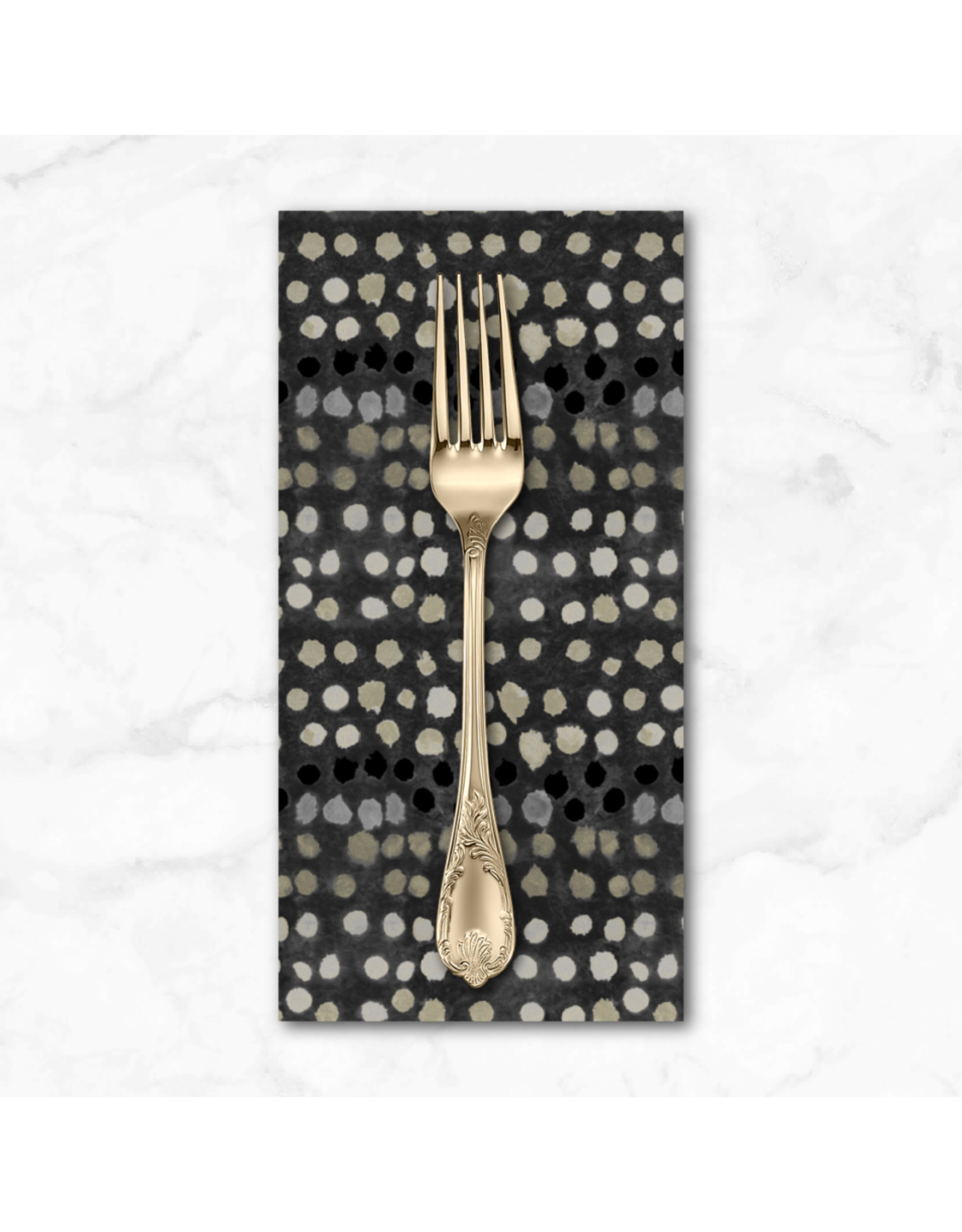 PD's Marcia Derse Collection Sketchbook 21, Paint Pots in Squid Ink, Dinner Napkin