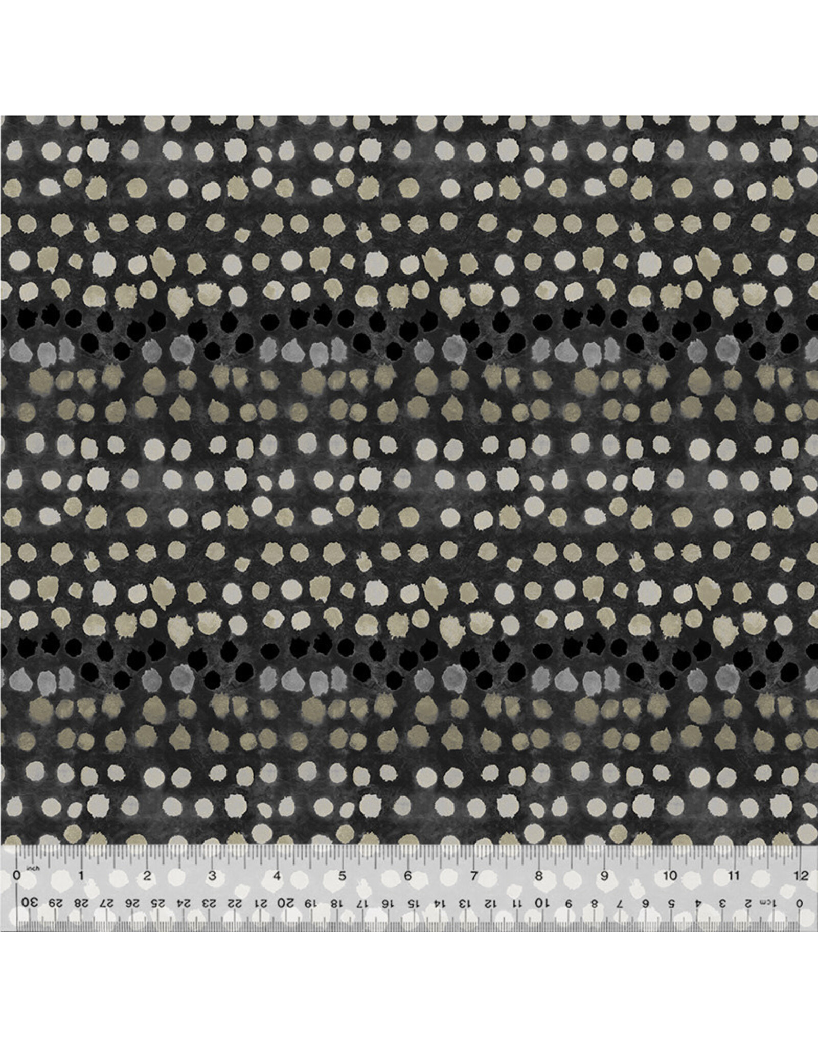 Marcia Derse Sketchbook 21, Paint Pots in Squid Ink, Fabric Half-Yards