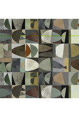 Marcia Derse Sketchbook 21, Petite Palette Stacks in Baked Clay, Fabric Half-Yards