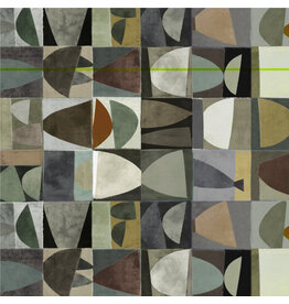 Marcia Derse Sketchbook 21, Petite Palette Stacks in Baked Clay, Fabric Half-Yards