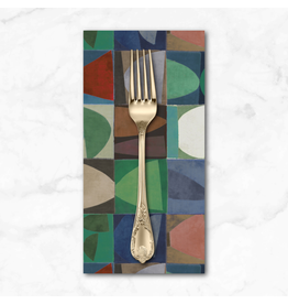 PD's Marcia Derse Collection Sketchbook 21, Petite Palette Stacks in Forest View, Dinner Napkin
