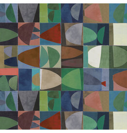 Marcia Derse Sketchbook 21, Petite Palette Stacks in Forest View, Fabric Half-Yards