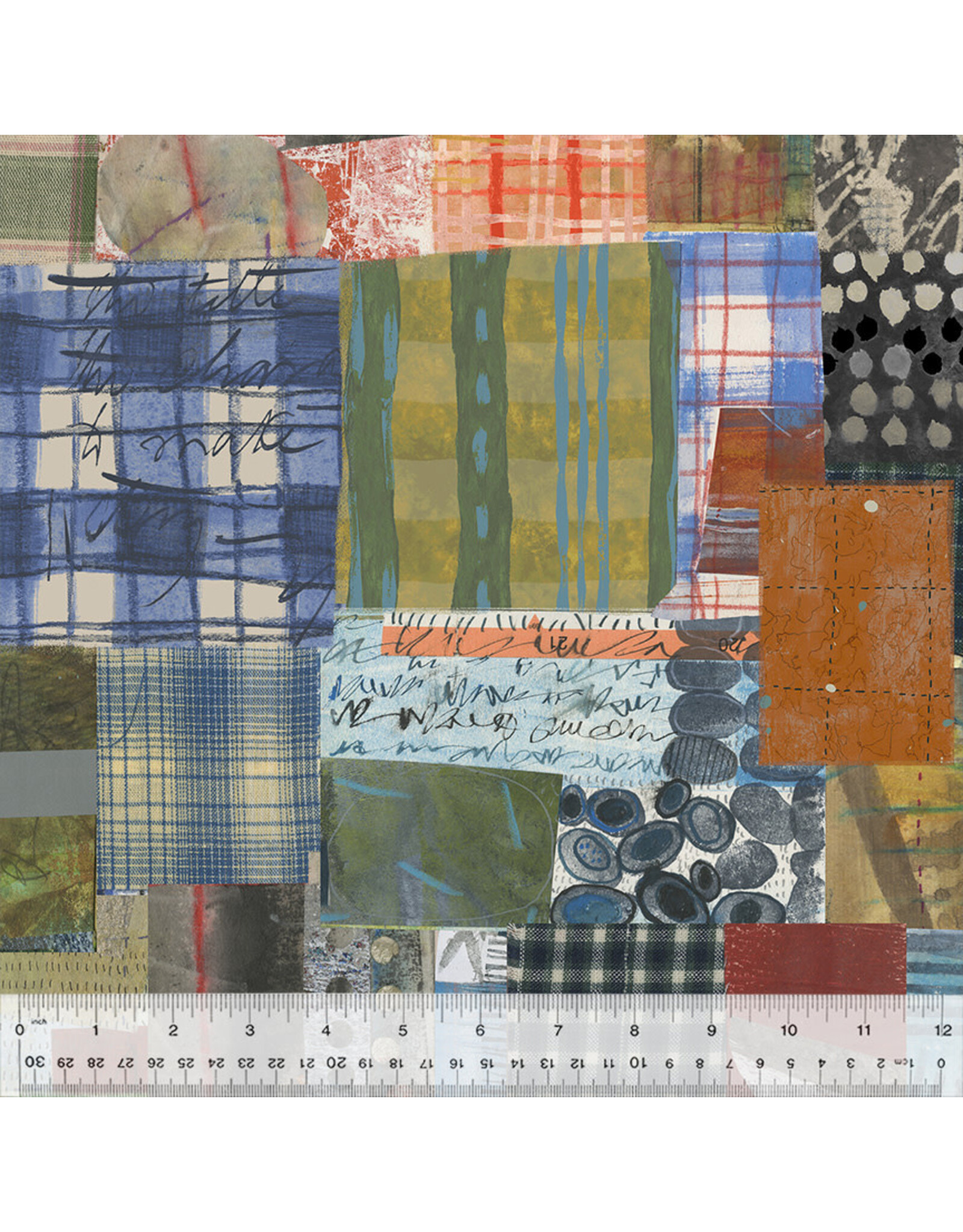 Marcia Derse Sketchbook 21, Picnic Grounds in Multi, Fabric Half-Yards