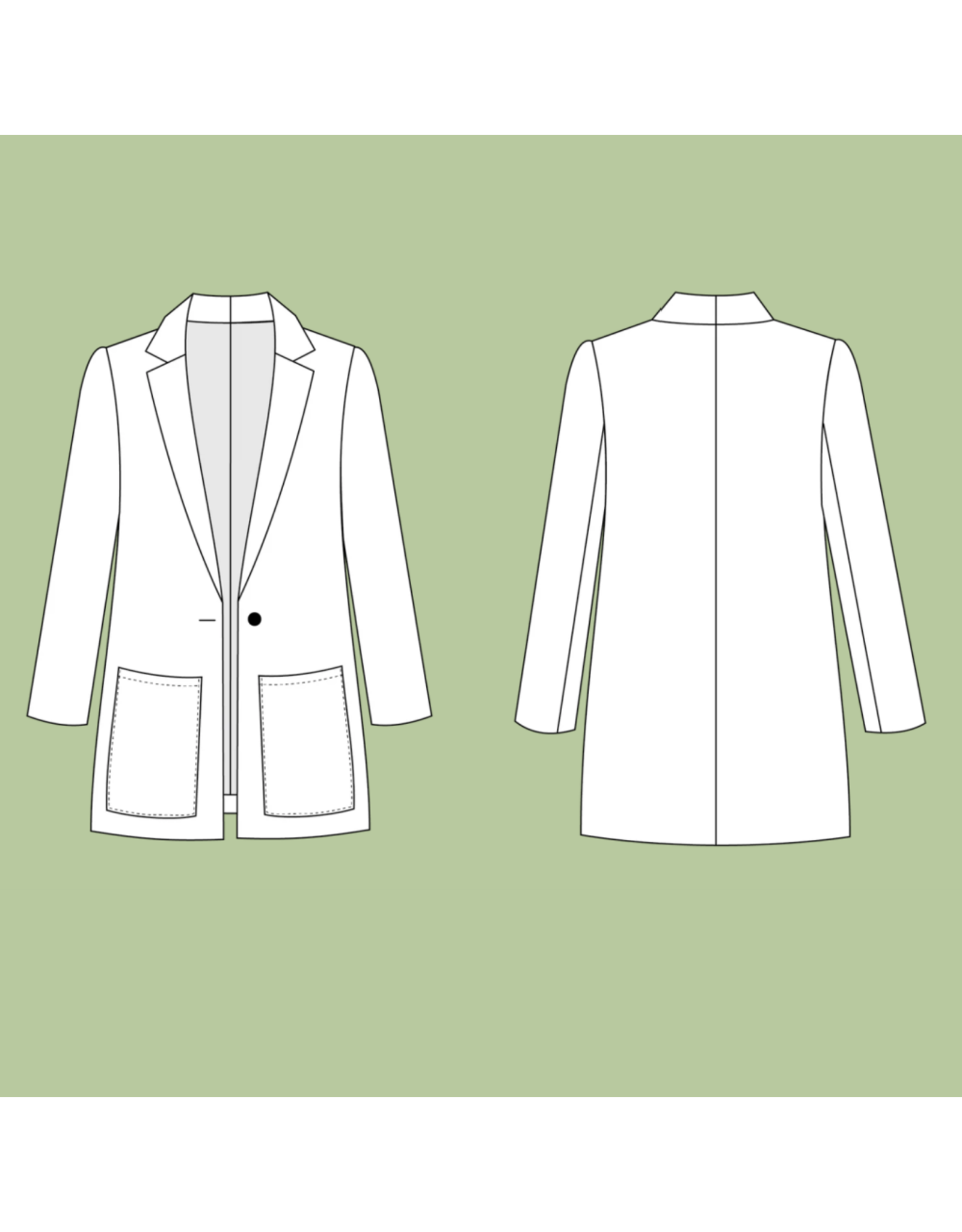 Friday Pattern Company The Heather Blazer Pattern