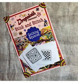 Dropcloth Samplers Quilting Squares, Stick and Stitch Embroidery Stickers