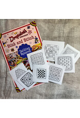 Dropcloth Samplers Quilting Squares, Stick and Stitch Embroidery Stickers