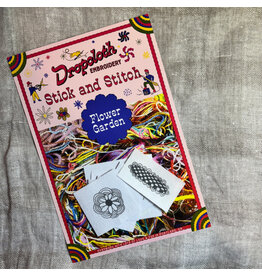 Dropcloth Samplers Flower Garden, Stick and Stitch Embroidery Stickers