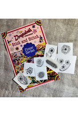 Dropcloth Samplers Flower Garden, Stick and Stitch Embroidery Stickers