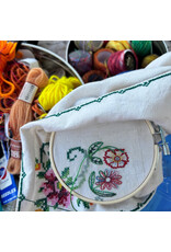 Dropcloth Samplers Flower Garden, Stick and Stitch Embroidery Stickers