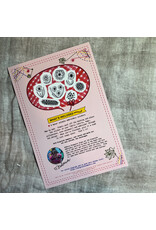 Dropcloth Samplers Flower Garden, Stick and Stitch Embroidery Stickers