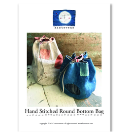 kzstevens ON ORDER-Hand Stitched Round Bottom Bag Pattern