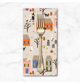 PD's Rifle Paper Co Collection Halloween II, Halloween Night in Linen Colorway, Dinner Napkin